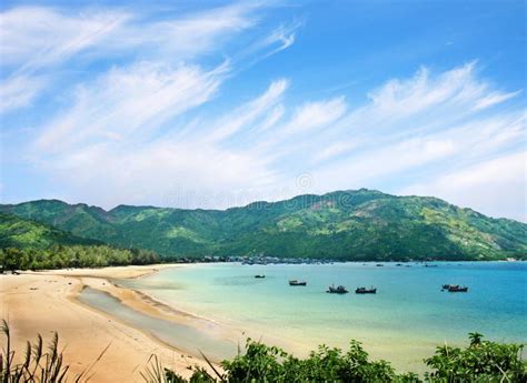 The Beautiful Seaside of Phu Yen in Vietnam Stock Photo - Image of lake ...