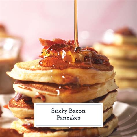 Sticky Bacon Pancakes Recipe - Savory, Sweet & Perfect for Brunch!