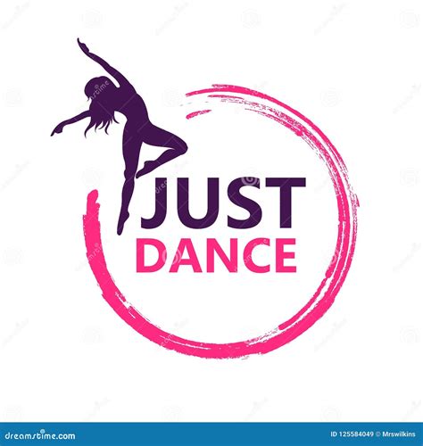 Dance Logo Design Symbol Royalty-Free Stock Photo | CartoonDealer.com #125584053