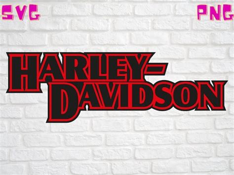 Harley Davidson Logo Text Font SVG Digital File Only SVG png | Etsy