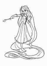Printable Rapunzel Coloring Pages sketch template