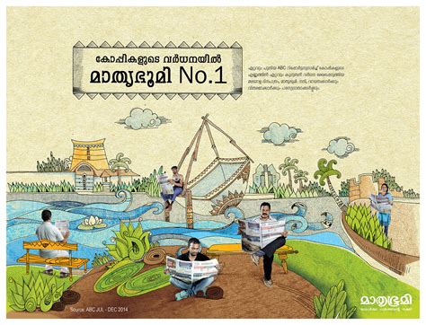 Mathrubhumi Daily ABC Campaign on Behance