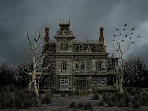 Animated Haunted House Wallpaper - WallpaperSafari