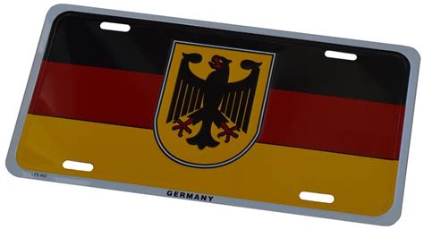 GERMAN LICENSE PLATE