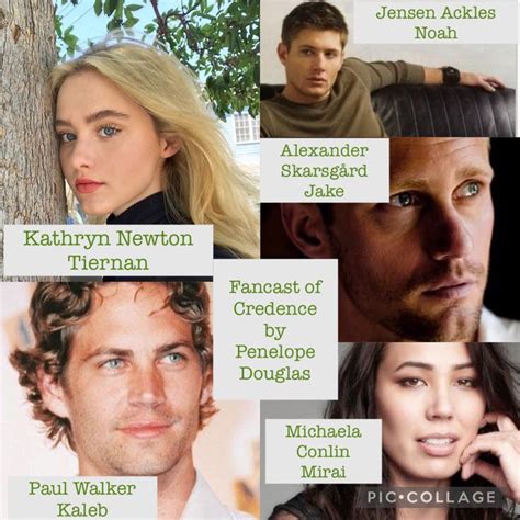 there are many different people in this collage, including actors and their names on the poster