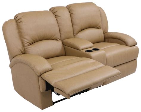 Thomas Payne Heritage Dual Reclining RV Loveseat w/ Console - 67-3/4" Wide - Brookwood Tobacco ...