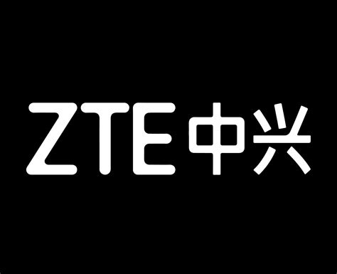 ZTE Logo Brand Phone Symbol White Design Hong Kong Mobile Vector Illustration With Black ...