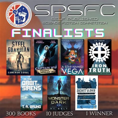 Seven Finalists Announced in Self-Published Science Fiction Competition | File 770