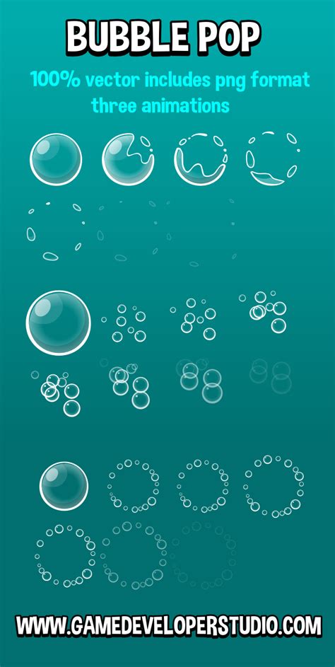 Bubble popping animation | Pixel art tutorial, Animation art, Animation sketches