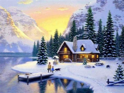 Paisaje | Paisaje para pintar, Paisajes, Navidad paisaje