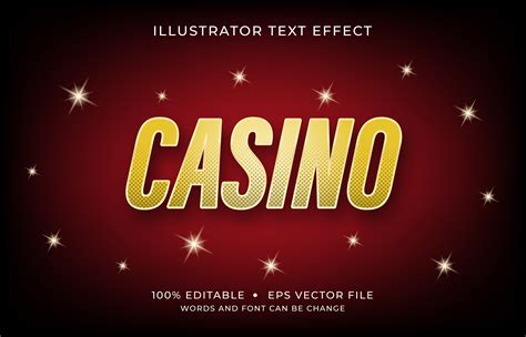 Casino Font Text Effect 962803 Vector Art at Vecteezy