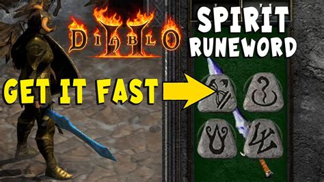 Get the Spirit Runeword Easily + 4 Socket Sword in Diablo 2 Resurrected ...