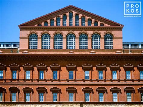 National Building Museum Exterior - Framed Photograph by Andrew Prokos