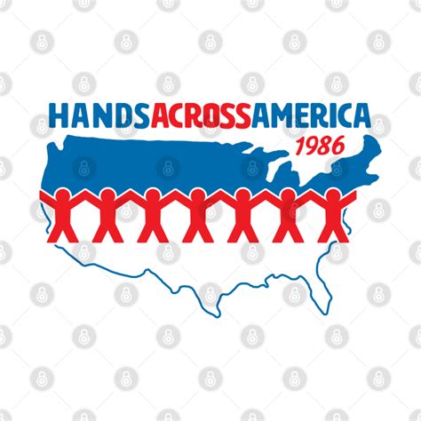 Hands Across America 1986 - Us - Us - T-Shirt | TeePublic