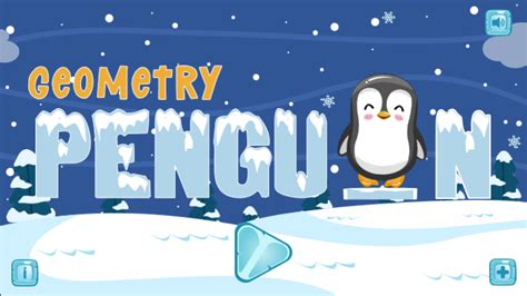 🕹️ Play Geometry Penguin Game: Free Online Penguin Rolling Physics Puzzle Video Game for Kids ...