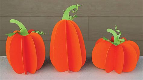 3D Paper Pumpkins - Free Patterns – PaperZen