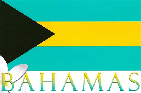 My Favorite Postcards: The Flag of The Bahamas