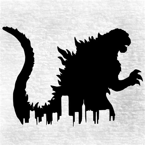 Godzilla SVG Godzilla Figure Svg Movie Svg Landscape Svg - Etsy Hong Kong