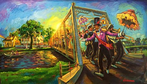 Bayou Saint John Second Liners - Terrance Osborne Art