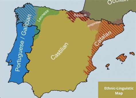 Map of Languages in Spain - Bilingual Kidspot