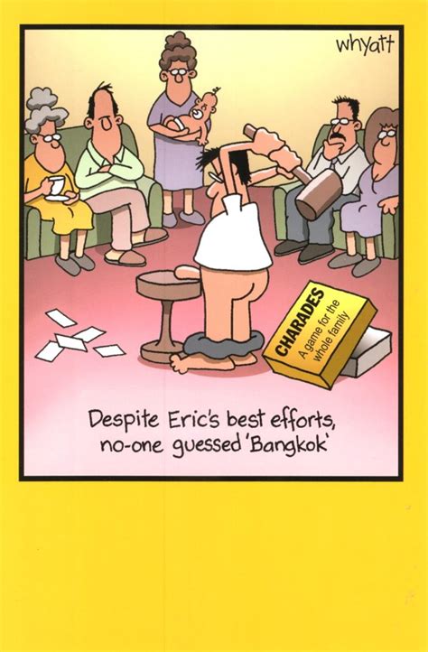 Funny Eric Charades Bangkok Birthday Greeting Card | Cards | Love Kates