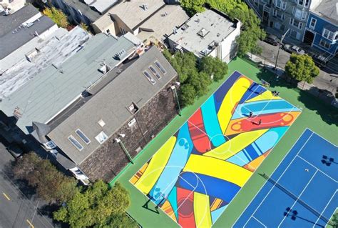 The Most Colorful Basketball Court in San Francisco - MerciSF