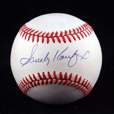 Sandy Koufax Signed Baseball