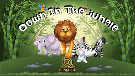 Down in the Jungle | Nursery Rhymes Song with Lyrics - YouTube