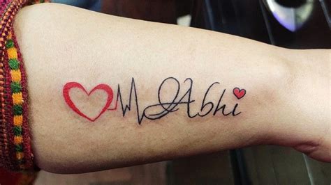 8+ Best Abhi Name Tattoo Design Idea - Hindi Master