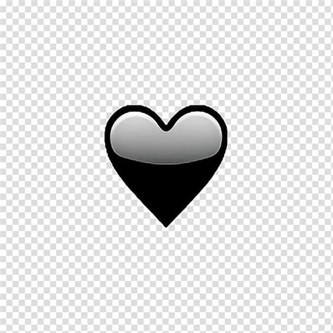 Heart Emoji With Black Background