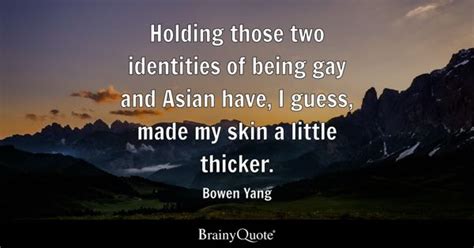 Bowen Yang - Holding those two identities of being gay and...