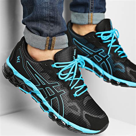 Asics - Baskets Gel Quantum 360 6 1201A113 Aizuri Blue Black - LaBoutiqueOfficielle.com