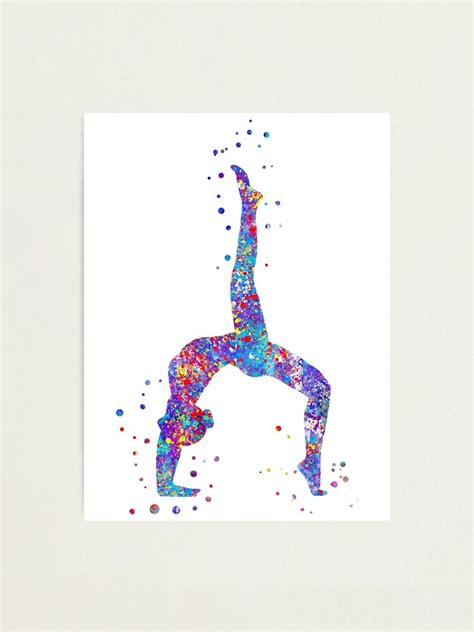 "Gymnastics girl, watercolor gymnastics, teen gift" Photographic Print for Sale by Rosaliartbook ...