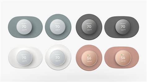 Google Nest Thermostat And Learning Thermostat All Colors 2023 3D Model ...