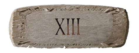 XIII Roman Numerals in Number - Roman Nums