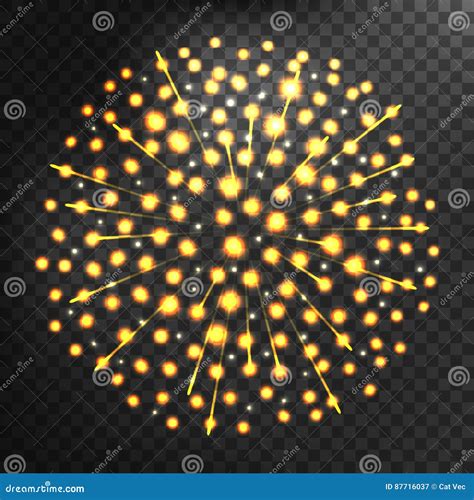 Firework Different Shapes Colorful Festive Vector. Stock Vector - Illustration of decoration ...