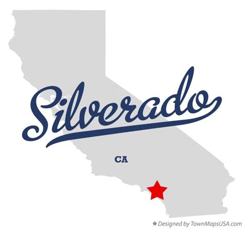 Map of Silverado, CA, California