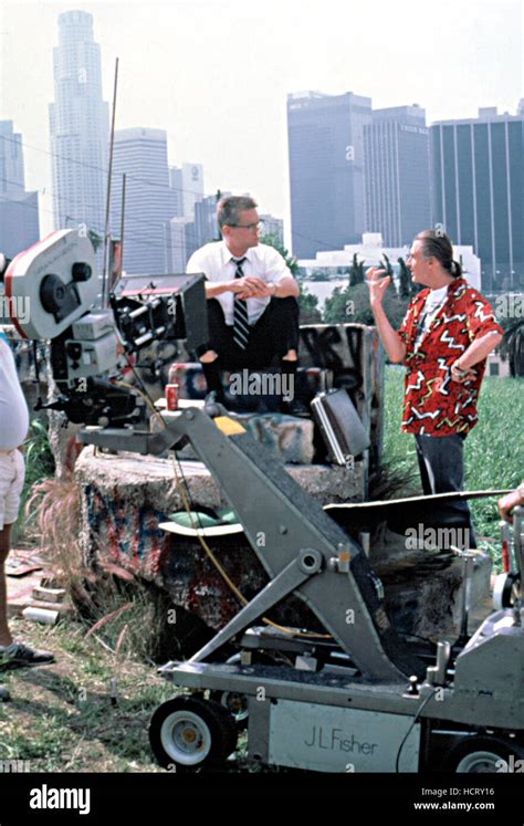 FALLING DOWN, Joel Schumacher, directing Michael Douglas, 1993 Stock ...