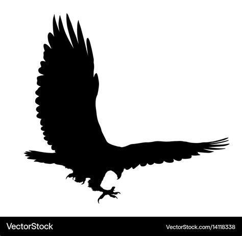 Silhouette Of Eagle In Flight / Download this free icon about eagle ...