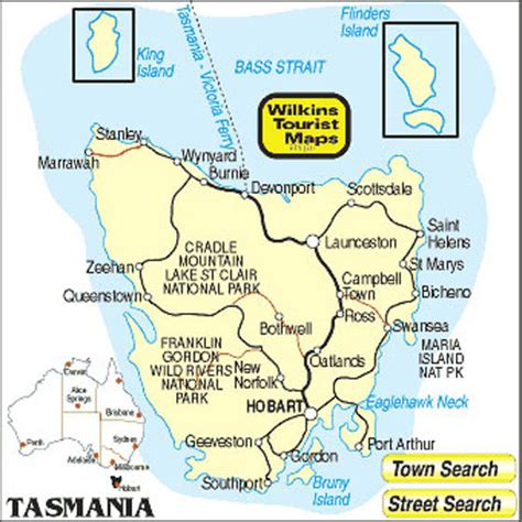 Large Tasmania Maps for Free Download and Print | High-Resolution and ...