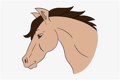 Vector Black And White Head Drawing Easy At Getdrawings - Simple Cartoon Horse Face Transparent ...