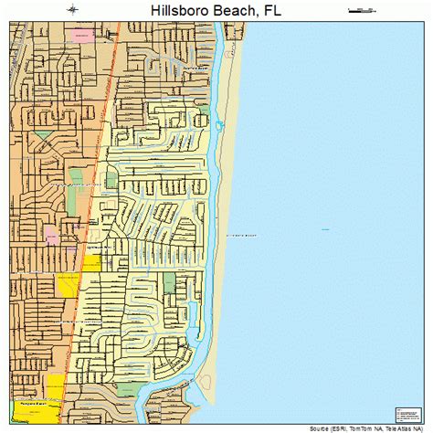 Hillsboro Beach Florida Street Map 1230850