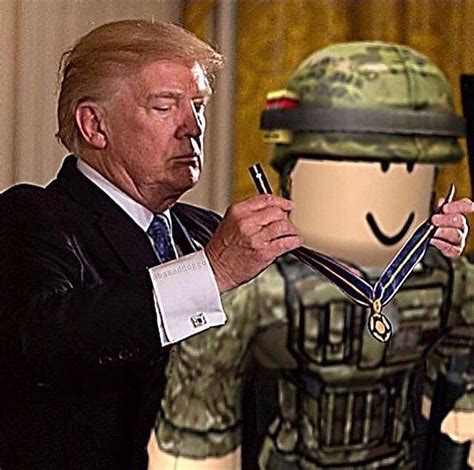 Brave Soldier Receiving Recognition : r/ROBLOXmemes