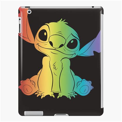 "Lilo & Stitch Rainbow Stitch Fill Pride " iPad Case & Skin by AngelTewela | Redbubble