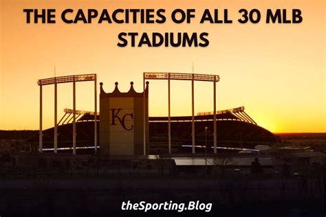 The Capacities of All MLB Stadiums: A Complete Guide to All 30 ...