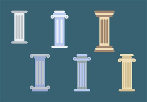 Roman Pillars Illustrations 102790 Vector Art at Vecteezy