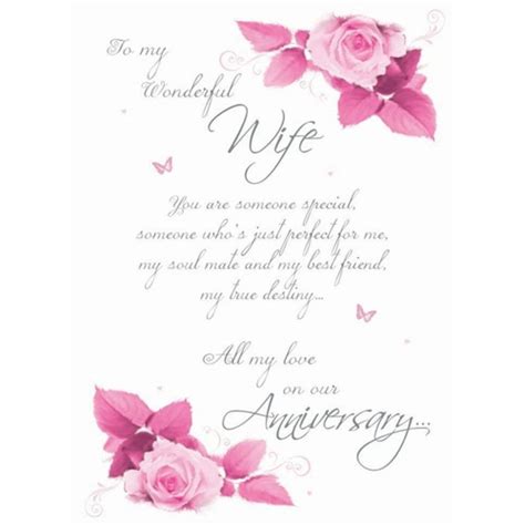 Anniversary Card Wife | Anniversary cards for wife, Wedding sentiments for cards, Wedding ...