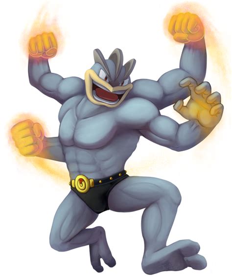 #068 Machamp used Rolling Kick and Dynamic Punch! | Game-Art-HQ