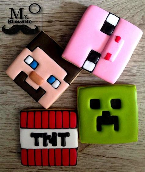 Minecraft Cookies - Decorated Cookie by Mr. Brownie - CakesDecor