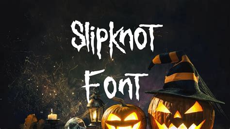 Slipknot Font Free Download